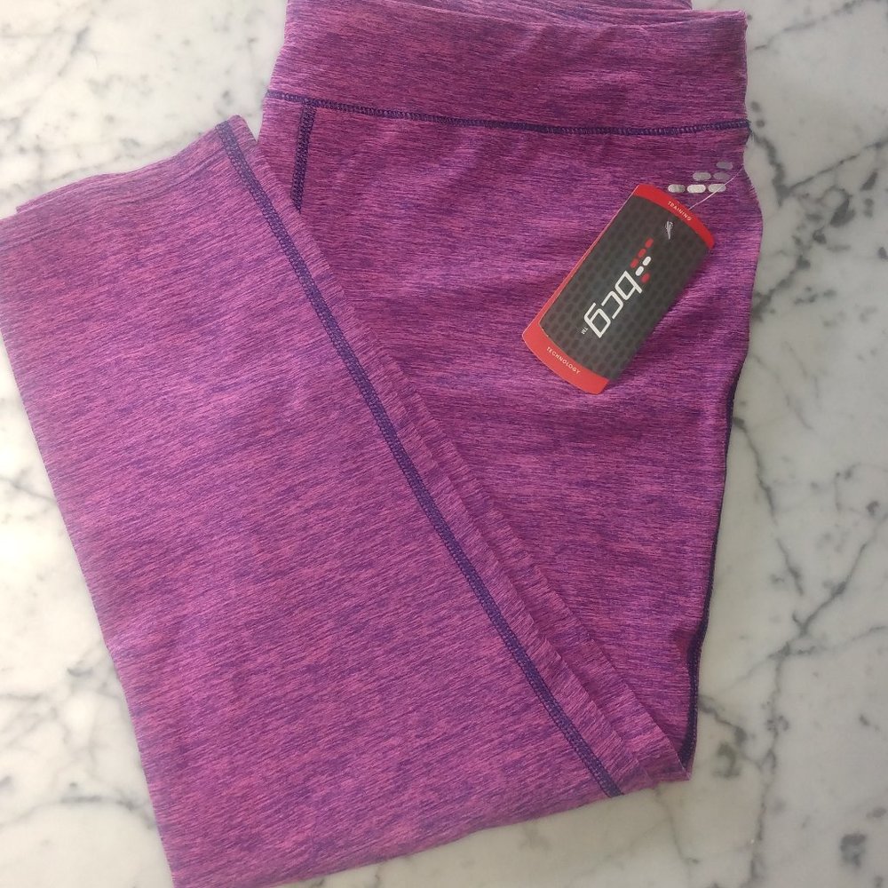 NWT Girls BCG space dyed Capri athletic leggings szxL